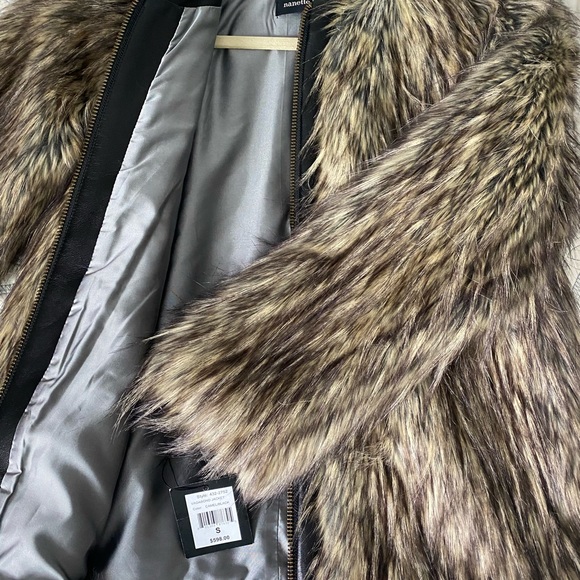 Nanette Lepore “Vagabond” faux fur Jacket - Picture 5 of 5